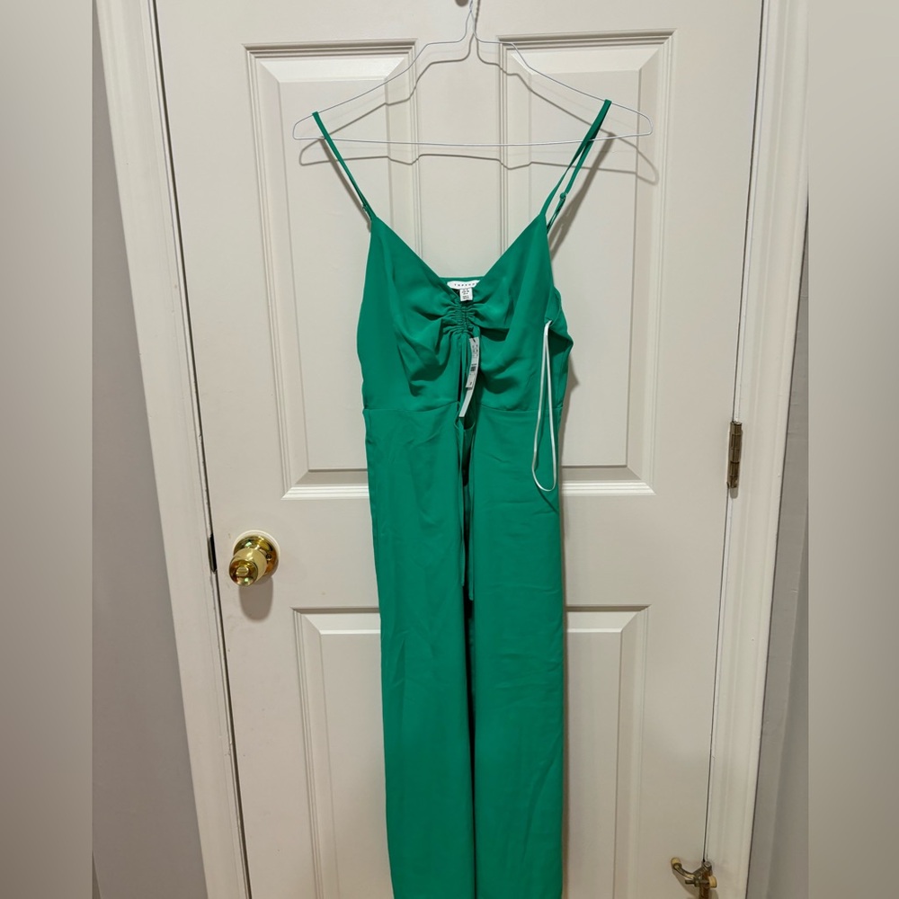 Topshop green dress